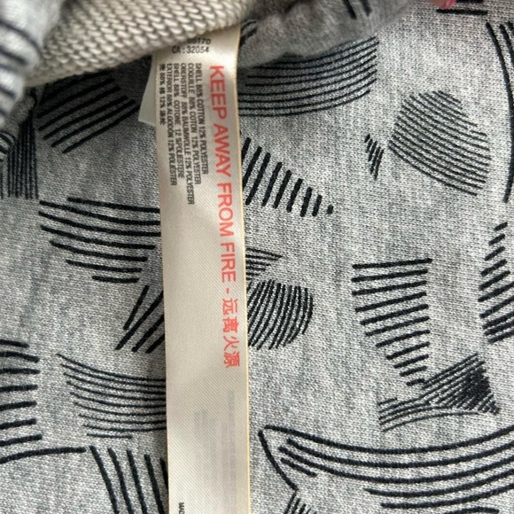 Anthropologie Daily Practice Pants | XS | Heather Gray Black Design | Wide Leg - Picture 7 of 8